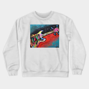 Space Guitar Crewneck Sweatshirt